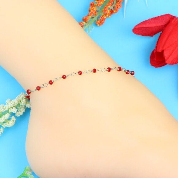 Elegant Handmade Anklet – Perfect for Women & Girls | Ideal Gift Option, DYC1652 - Picture 2 of 9